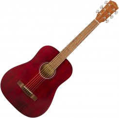 Fender FA-15 RED 3/4 with bag akustinė gitara