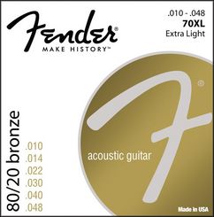 Fender 70XL stygos akustinei gitarai