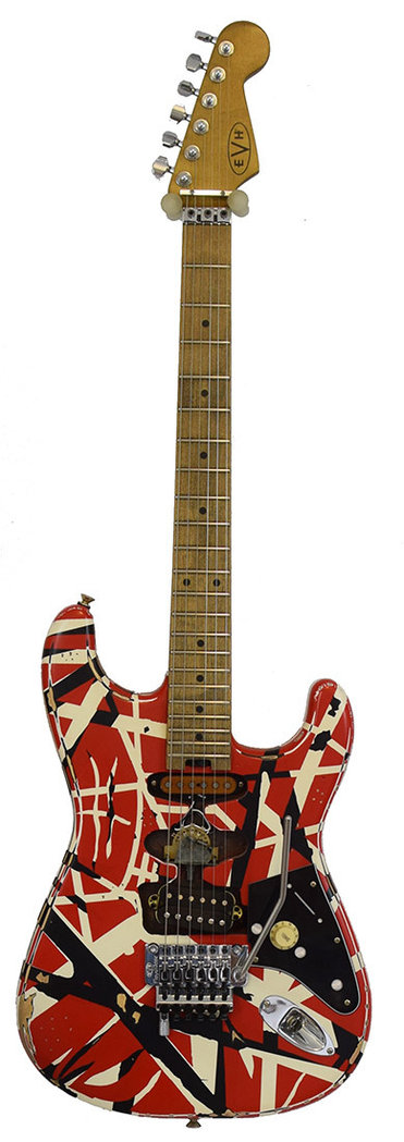 EVH Striped Series Frankie R/B/W elektrinė gitara
